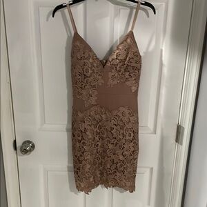Windsor mauve  Lace mini Dress